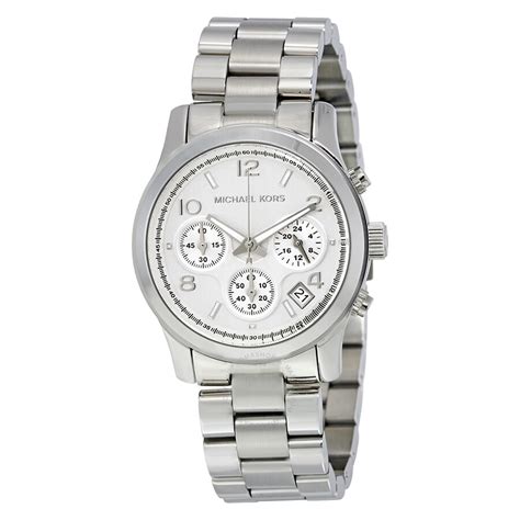 silver michael kors watch sale